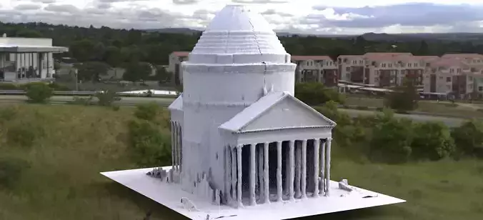 Rome Pantheon Arena tall Dome 3D 3D model