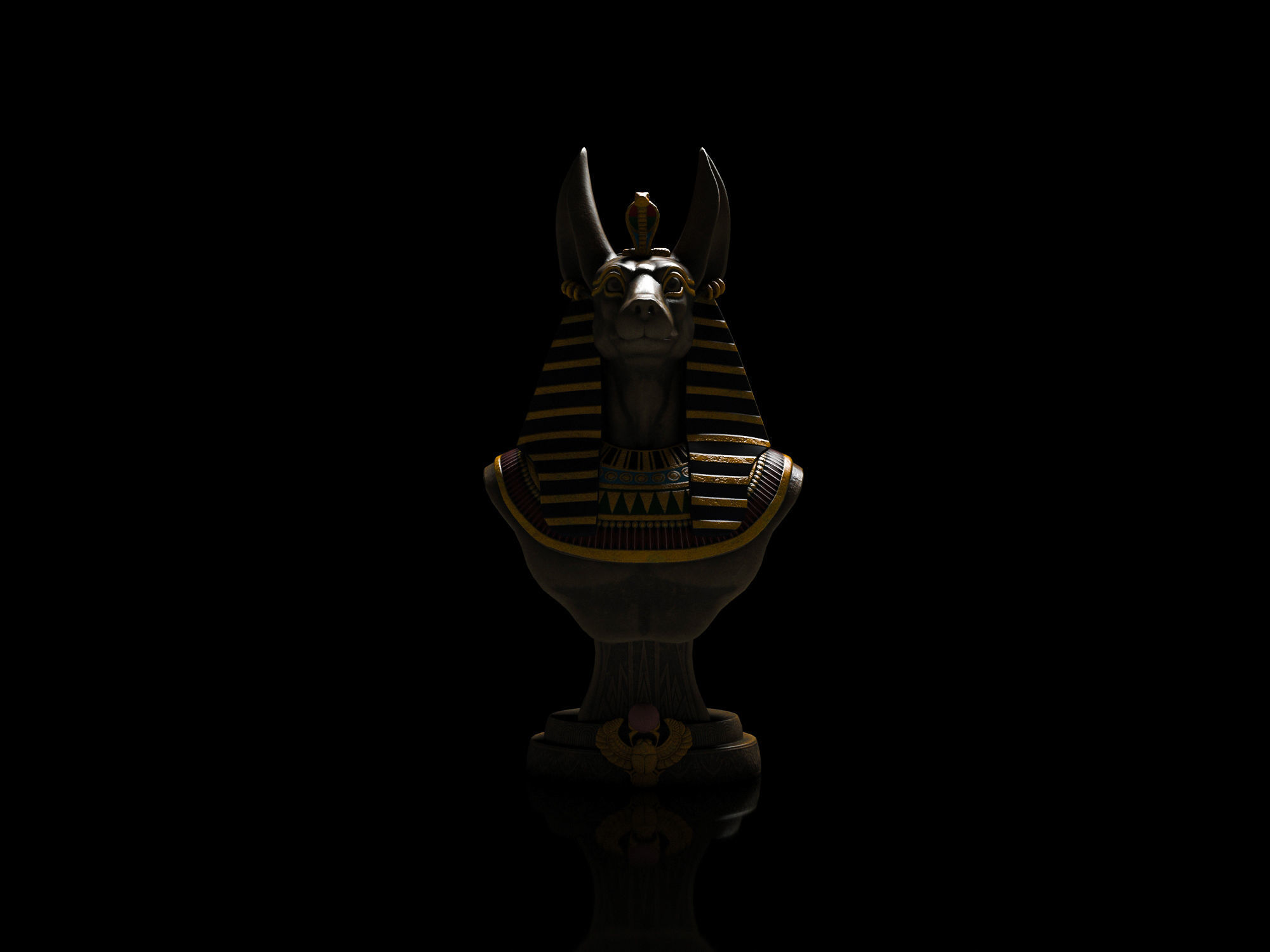 Anubis  3D model_3