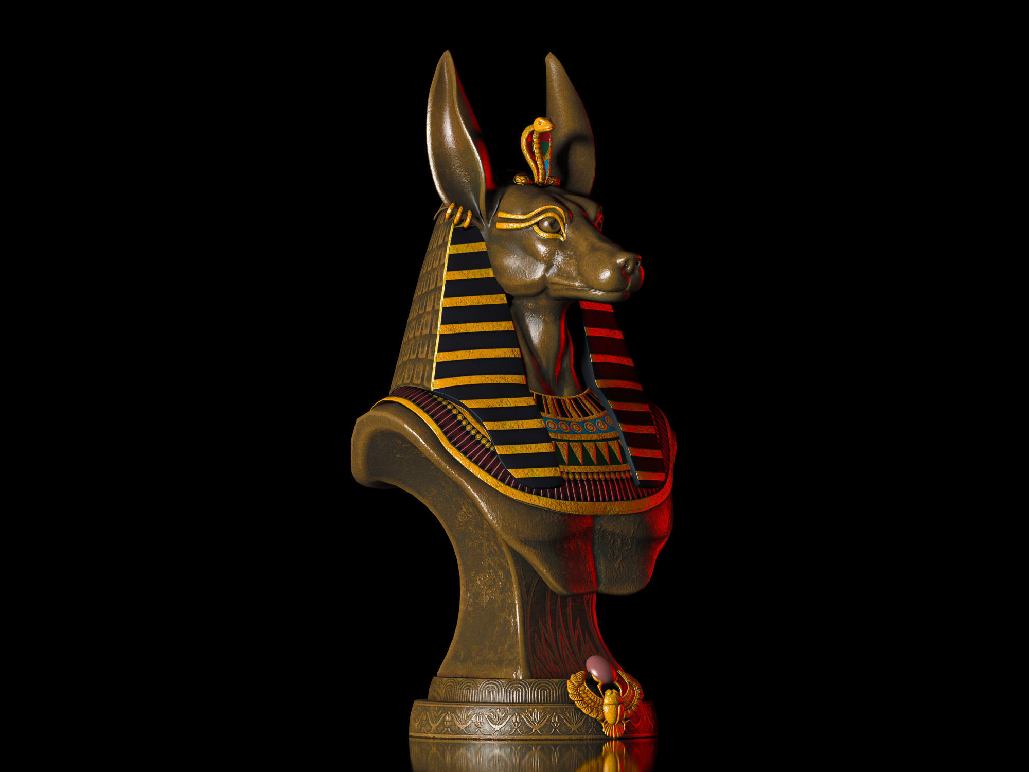 Anubis  3D model_2