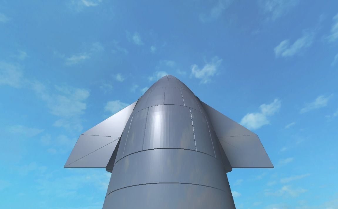 SpaceX Starship Low Poly 3D Model Low-poly 3D model_4