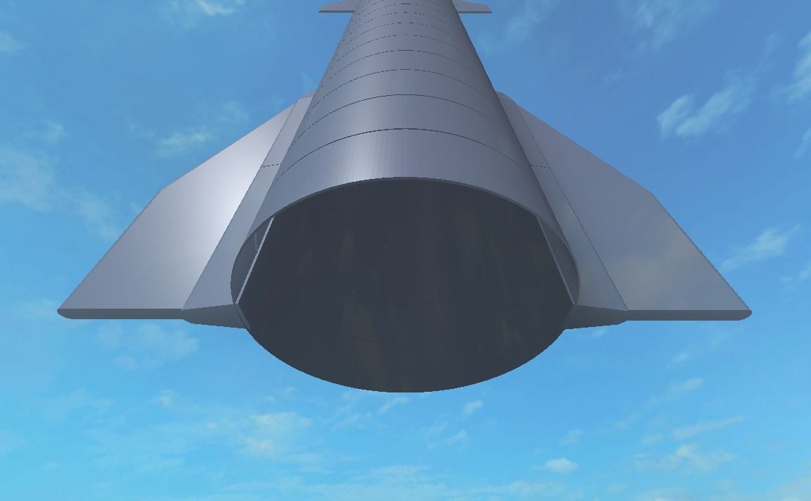 SpaceX Starship Low Poly 3D Model Low-poly 3D model_3