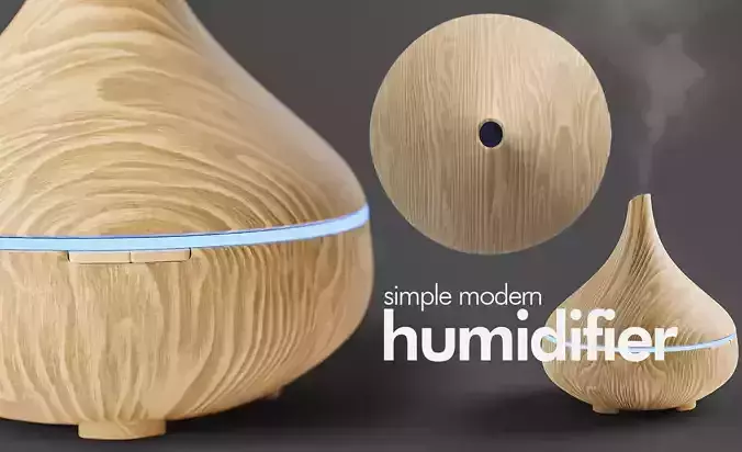 LowPoly Humidifier - Simple Modern Low-poly 3D model