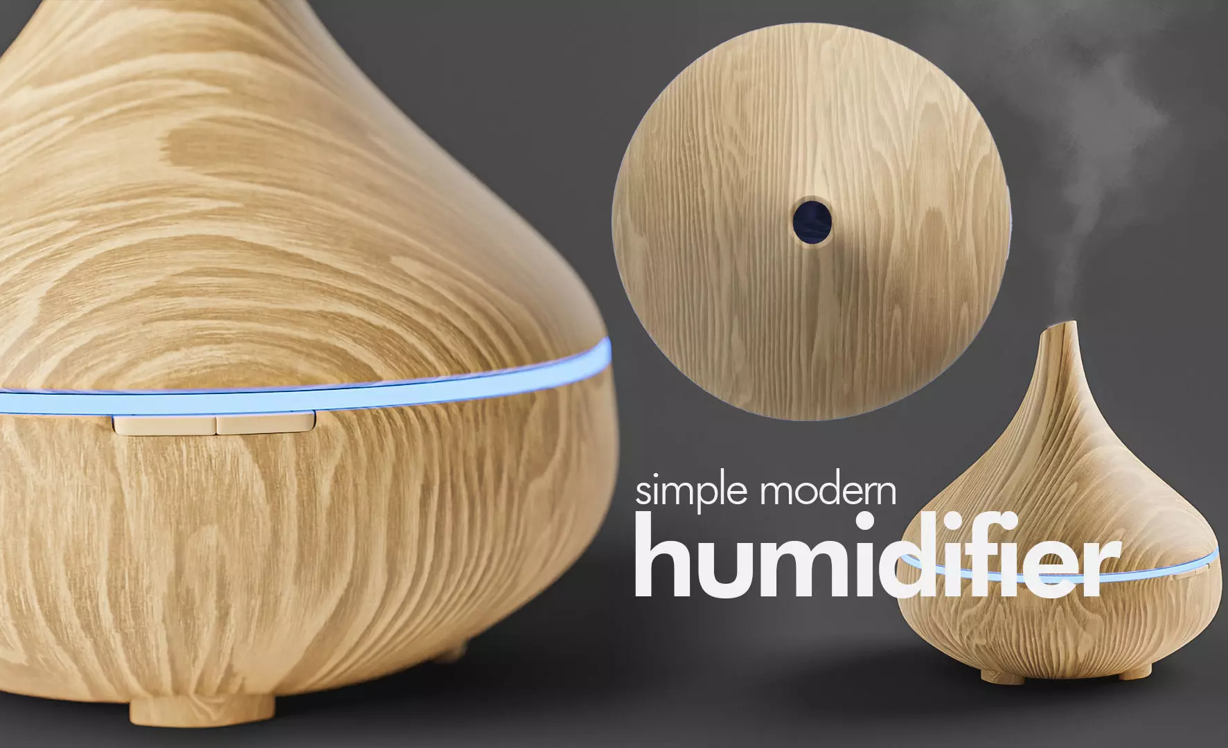 LowPoly Humidifier - Simple Modern Low-poly 3D model_0