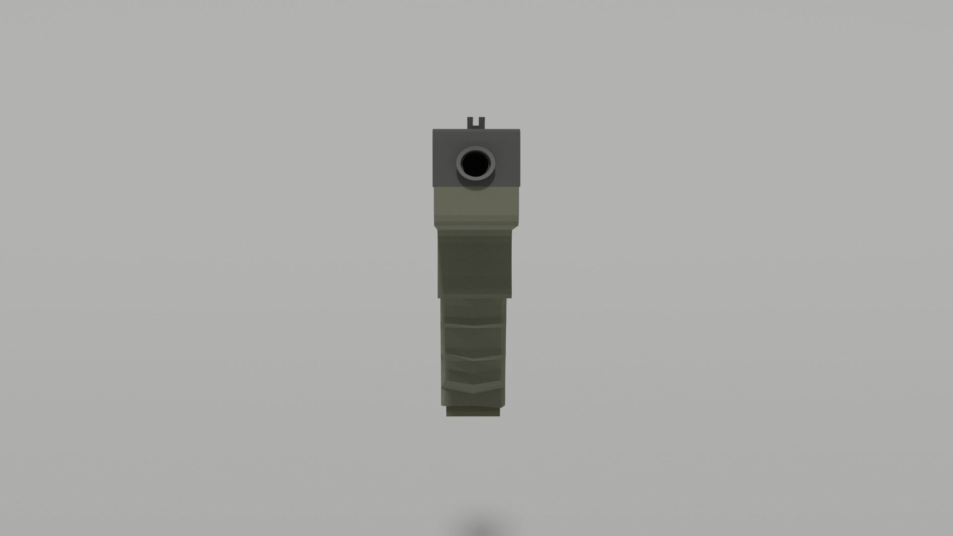 Low-polu glock PBR Game ready Free low-poly 3D model_1