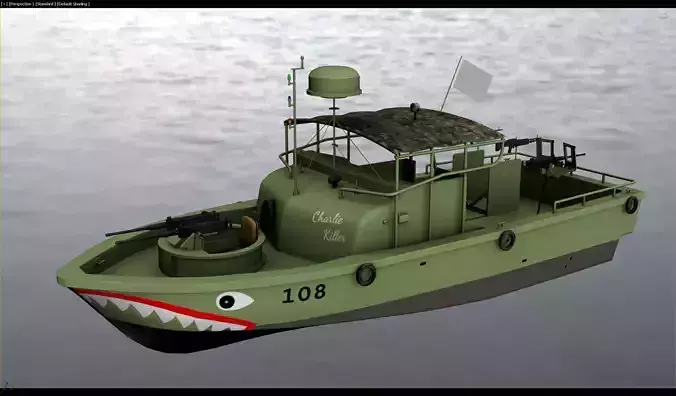 PBR MKII - Vietnam War Low-poly 3D model