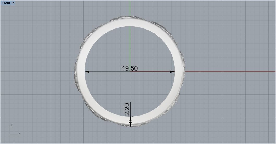 Elephant ring 123 3D model_9