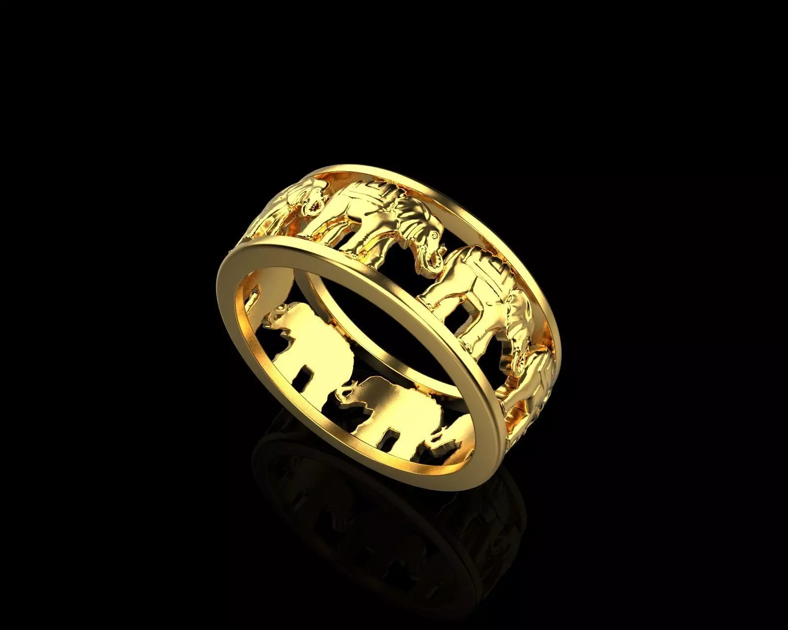 Elephant ring 123 3D model_0