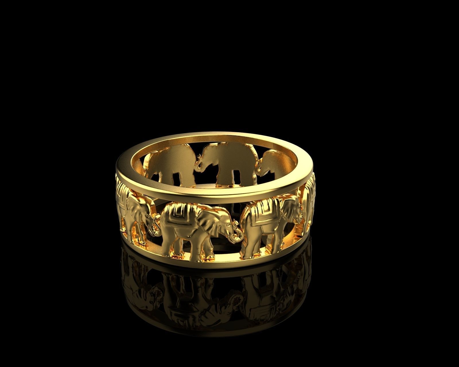 Elephant ring 123 3D model_8