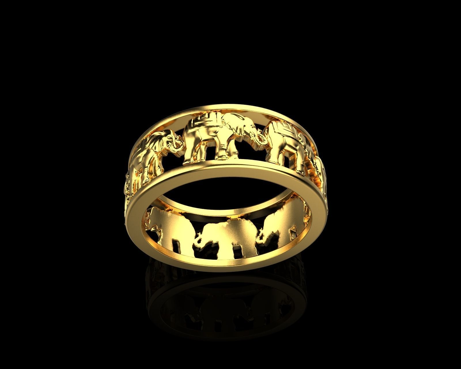 Elephant ring 123 3D model_1