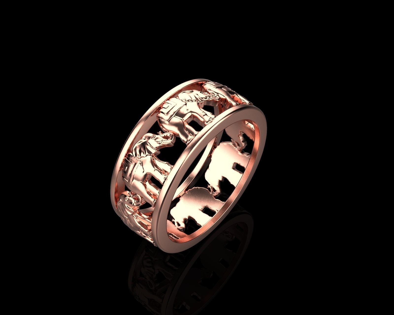 Elephant ring 123 3D model_3