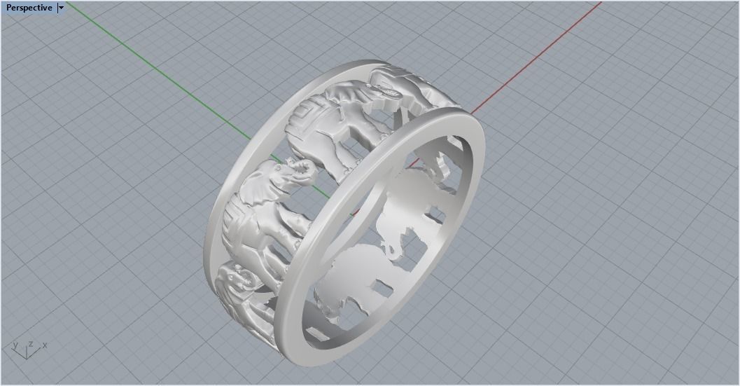 Elephant ring 123 3D model_12