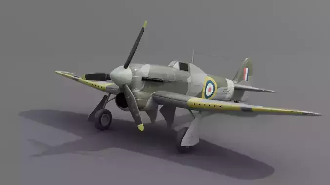 Hawker Typhoon Mk Ia  Fighter Aircraft