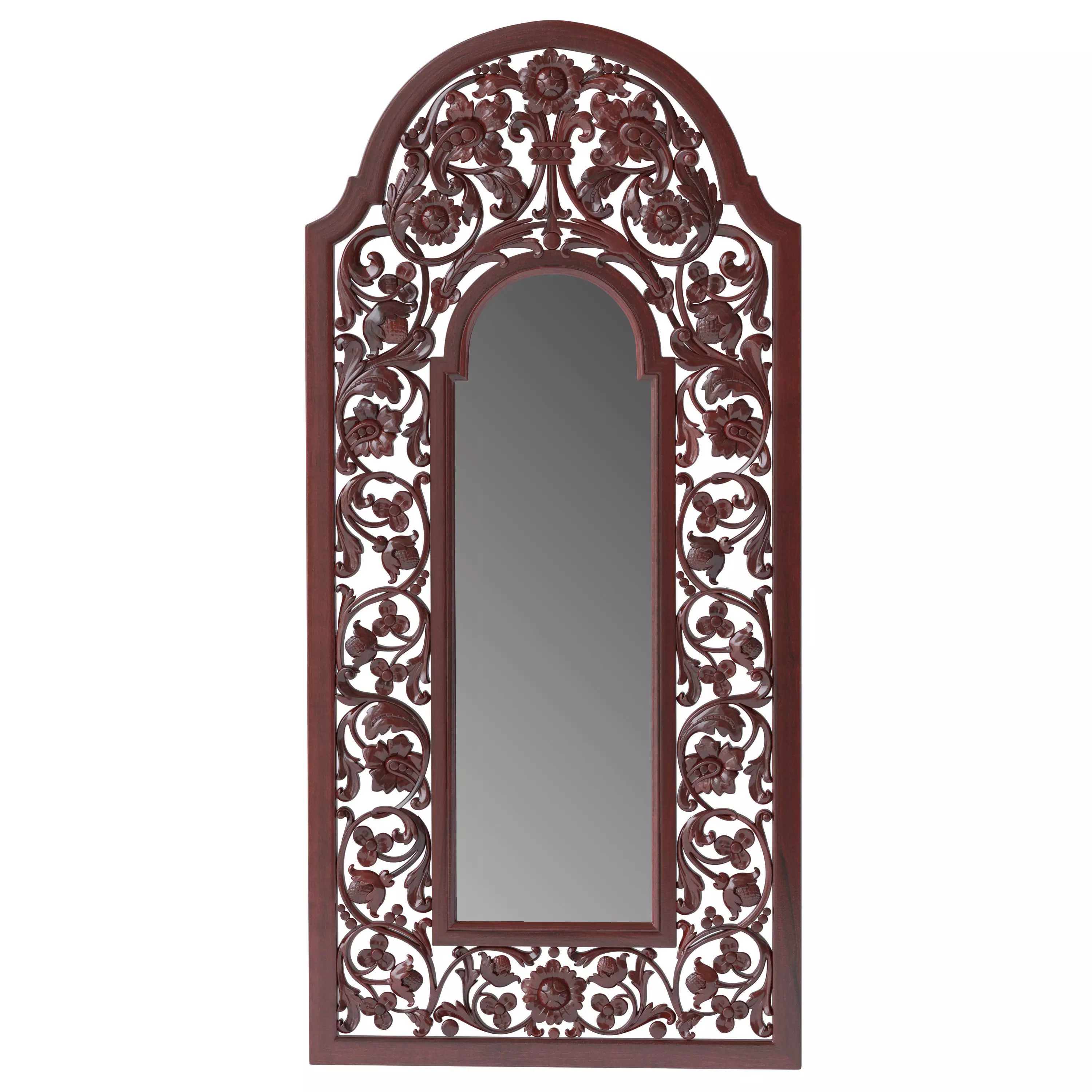 Carved mirror 2 3D model_0