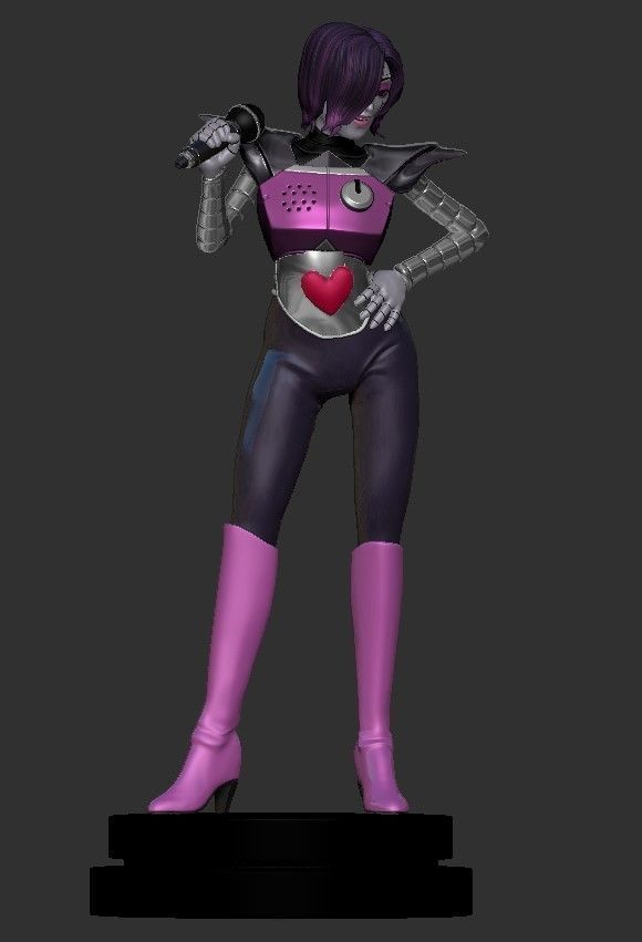 Mettaton EX Undertale Character 3D print model_1
