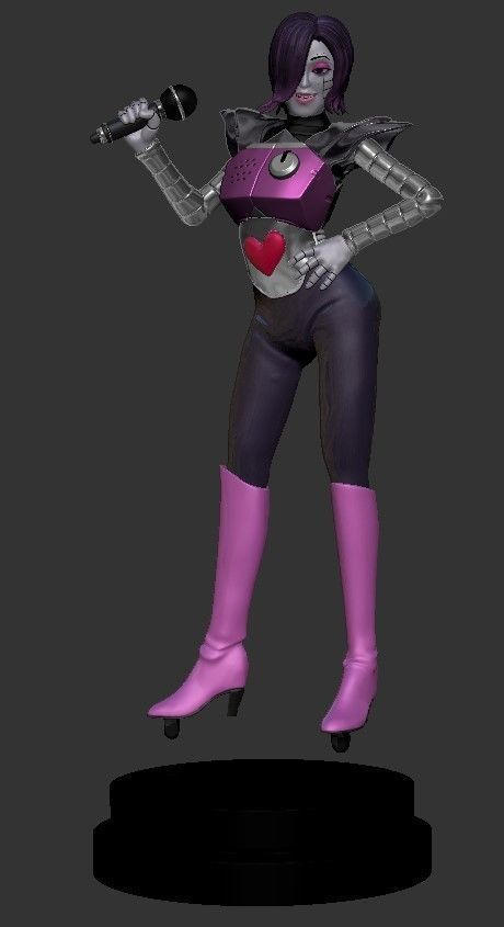 Mettaton EX Undertale Character 3D print model_7