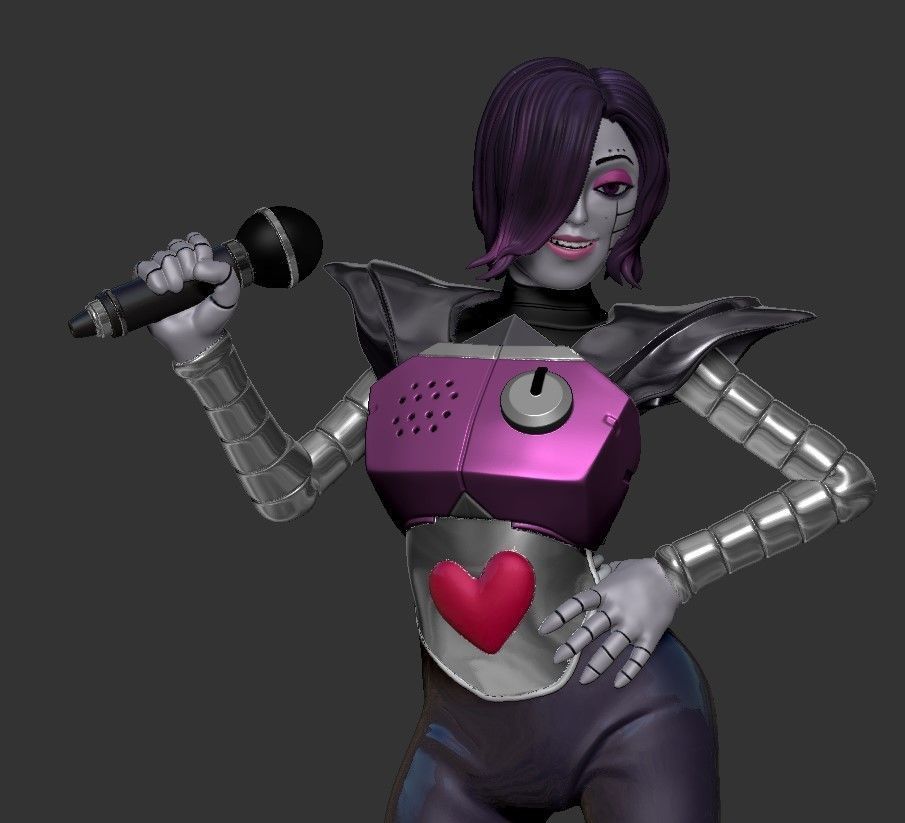 Mettaton EX Undertale Character 3D print model_2