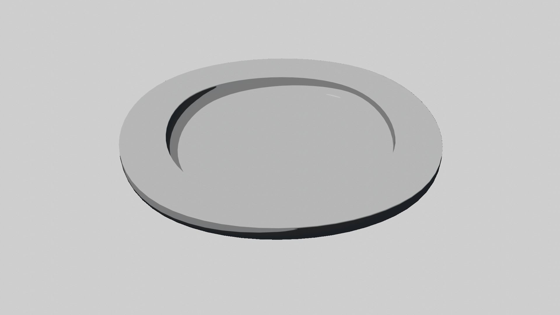 Modern rounded crockery vases Base Collection Low-poly 3D model_131