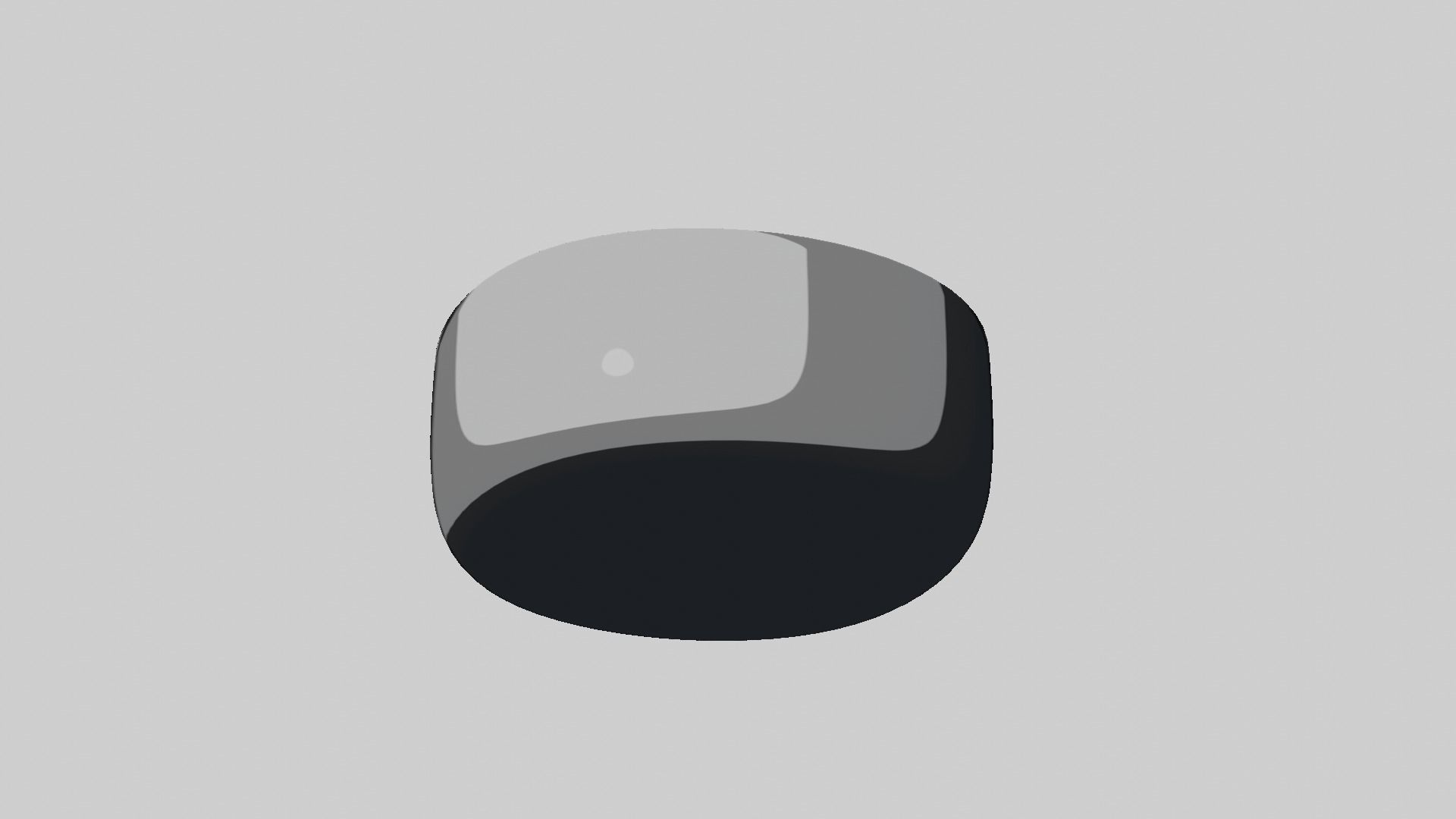 Modern rounded crockery vases Base Collection Low-poly 3D model_114