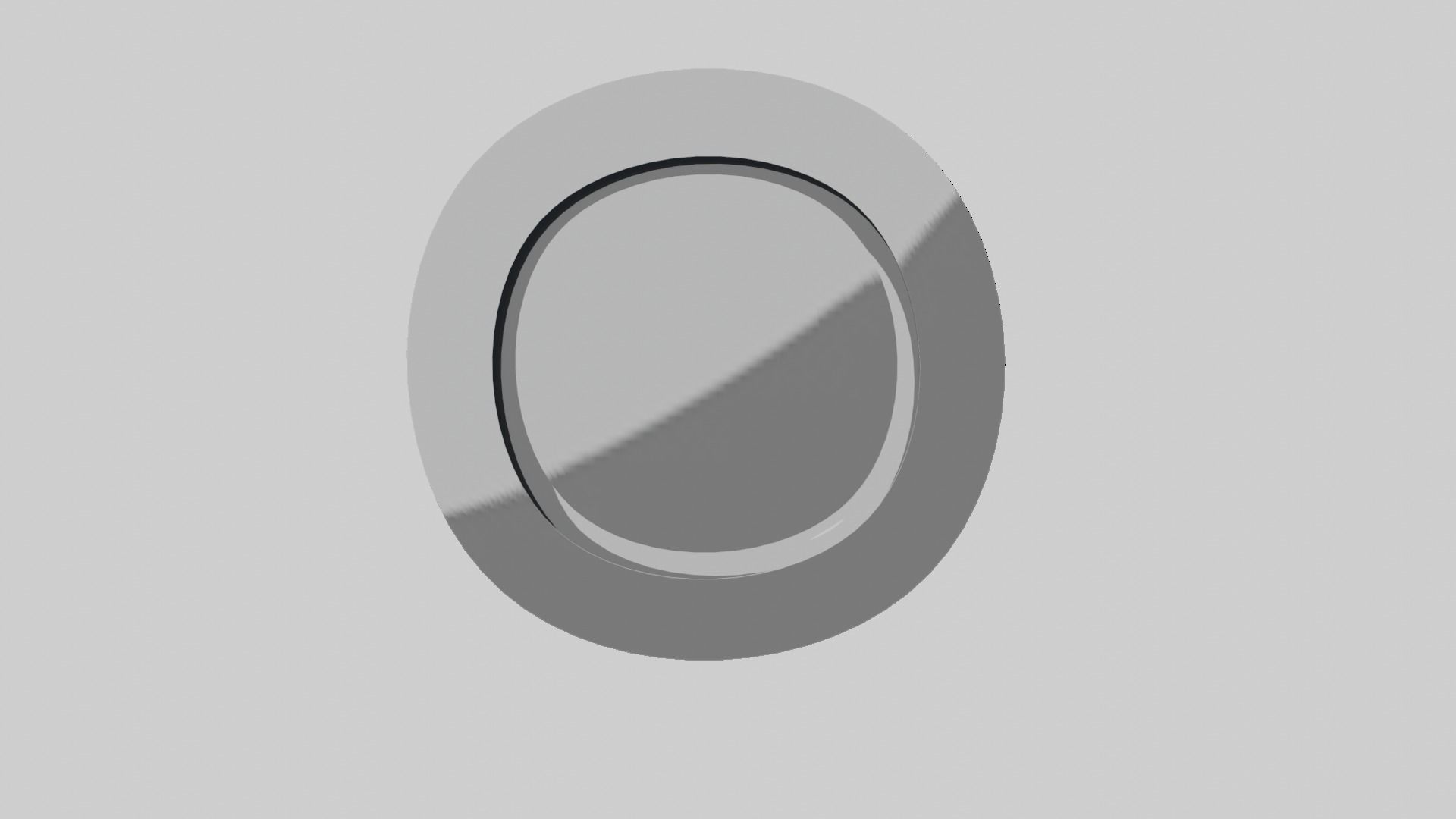 Modern rounded crockery vases Base Collection Low-poly 3D model_130