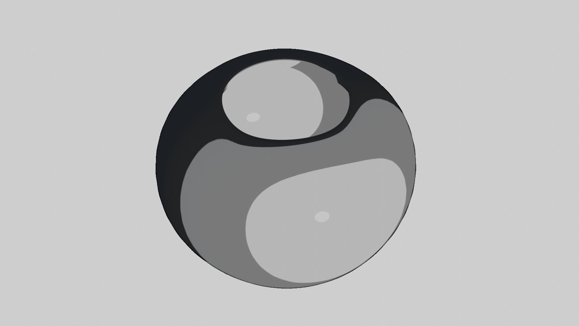 Modern rounded crockery vases Base Collection Low-poly 3D model_106