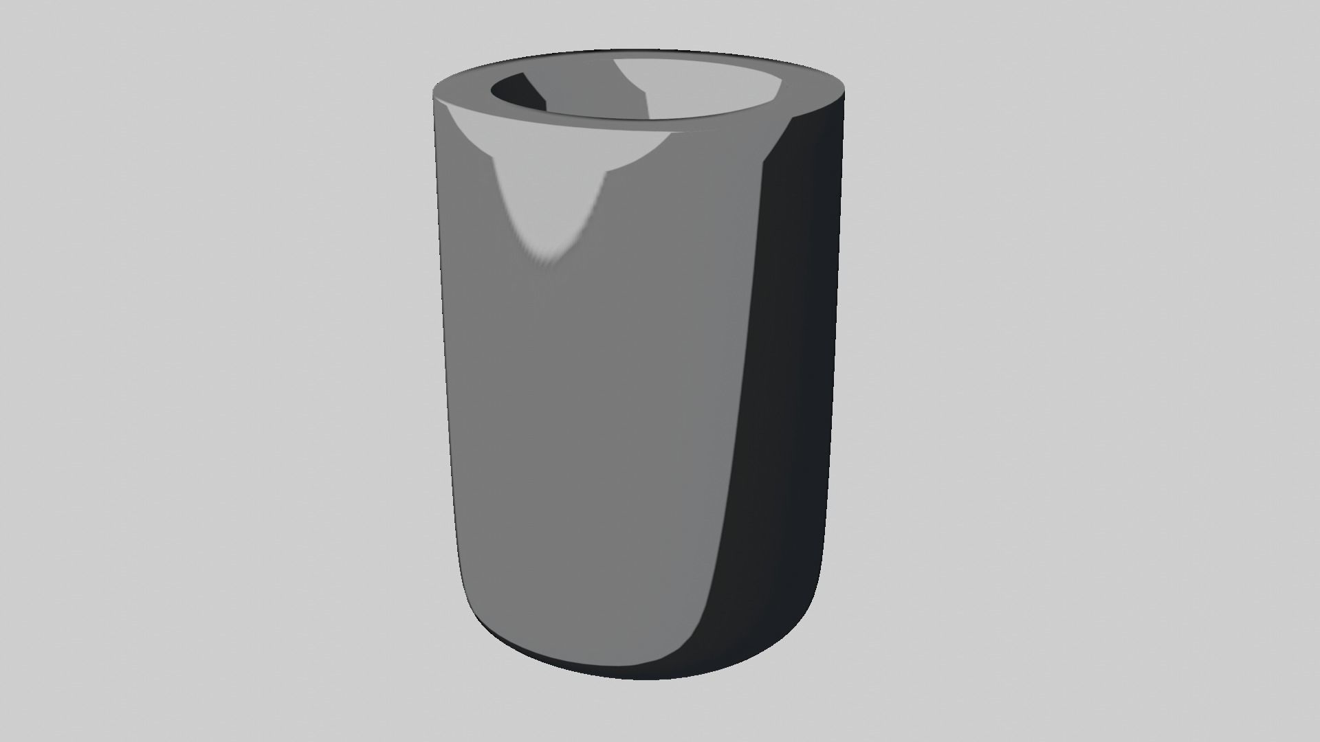 Modern rounded crockery vases Base Collection Low-poly 3D model_66