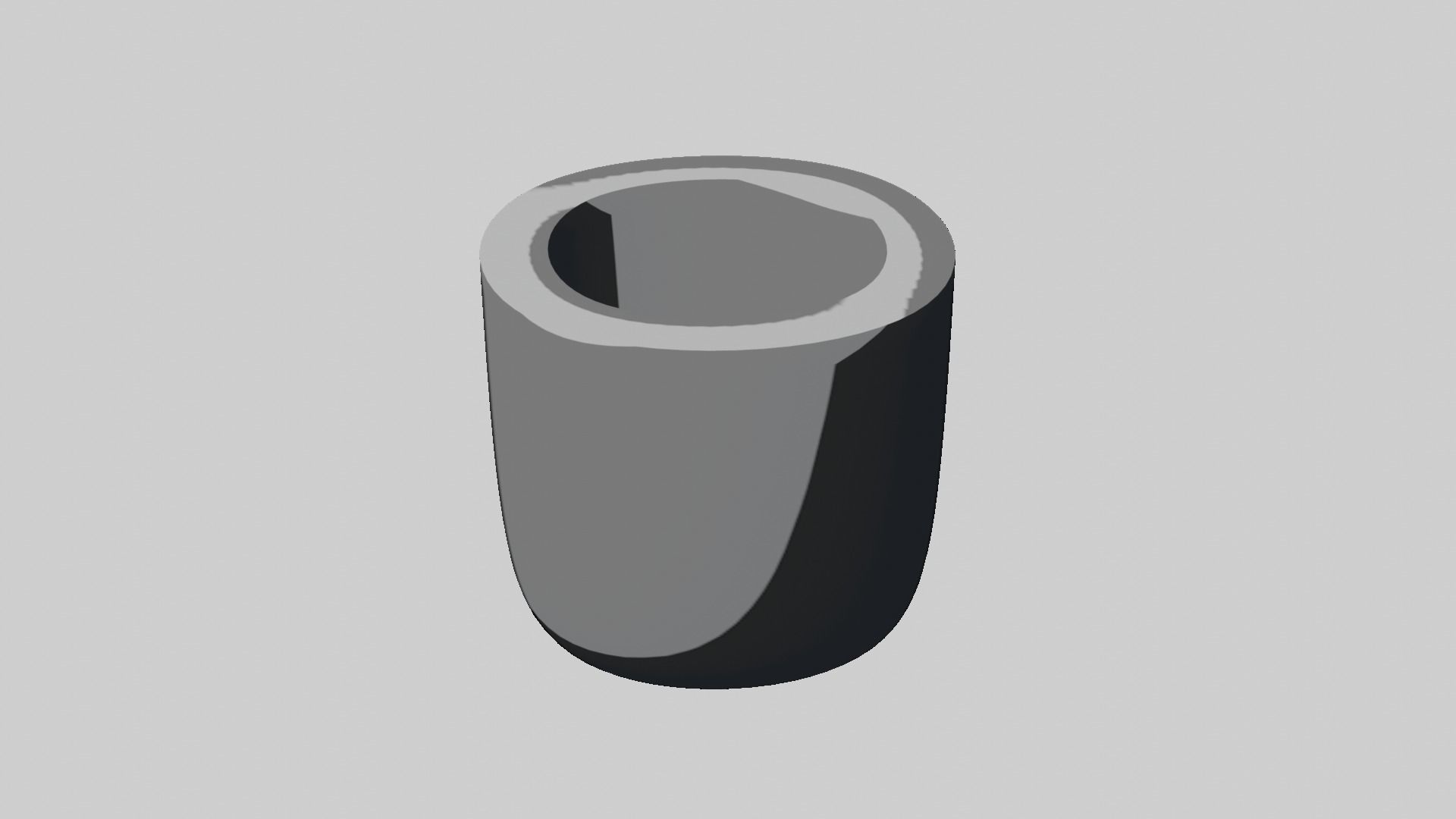 Modern rounded crockery vases Base Collection Low-poly 3D model_51