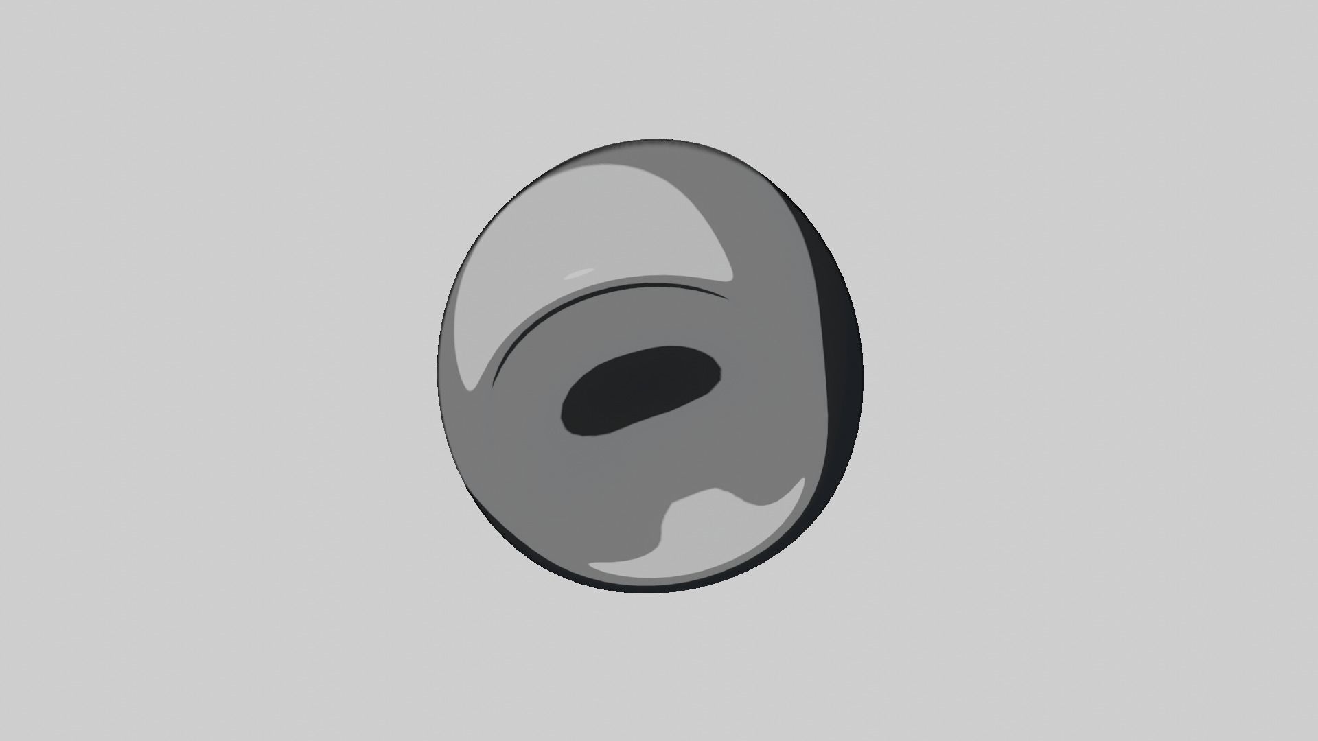 Modern rounded crockery vases Base Collection Low-poly 3D model_81