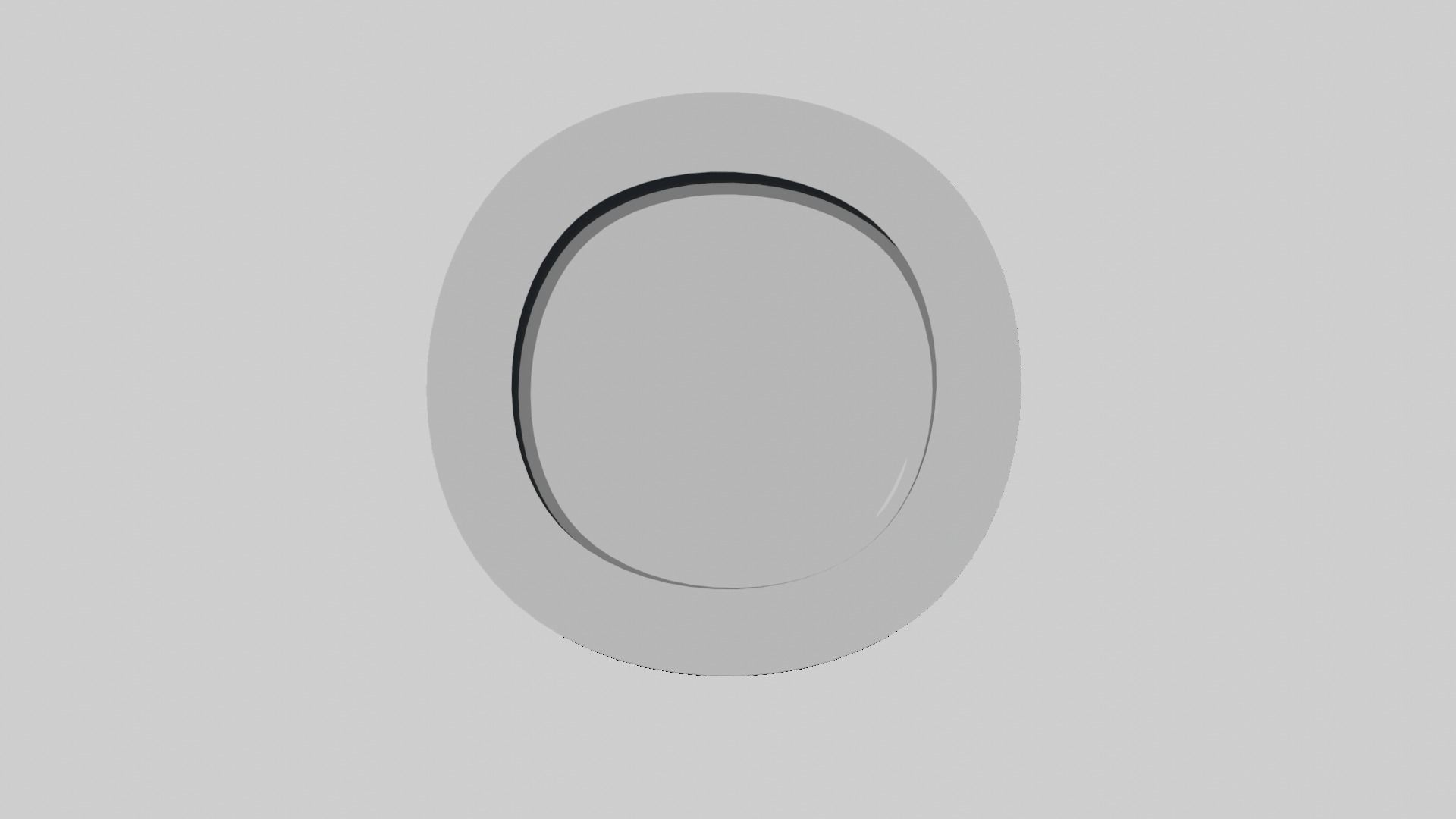 Modern rounded crockery vases Base Collection Low-poly 3D model_129