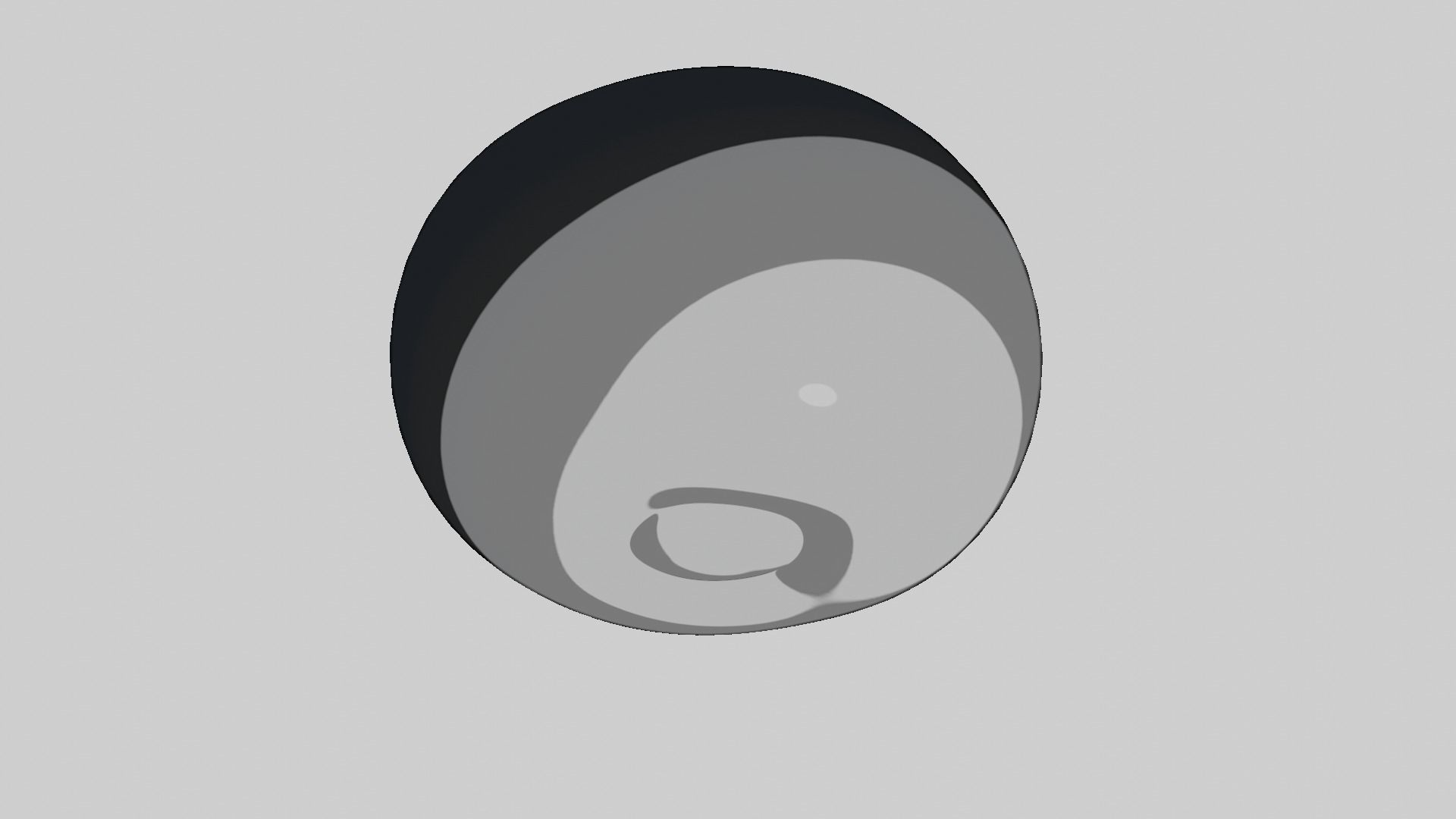 Modern rounded crockery vases Base Collection Low-poly 3D model_99