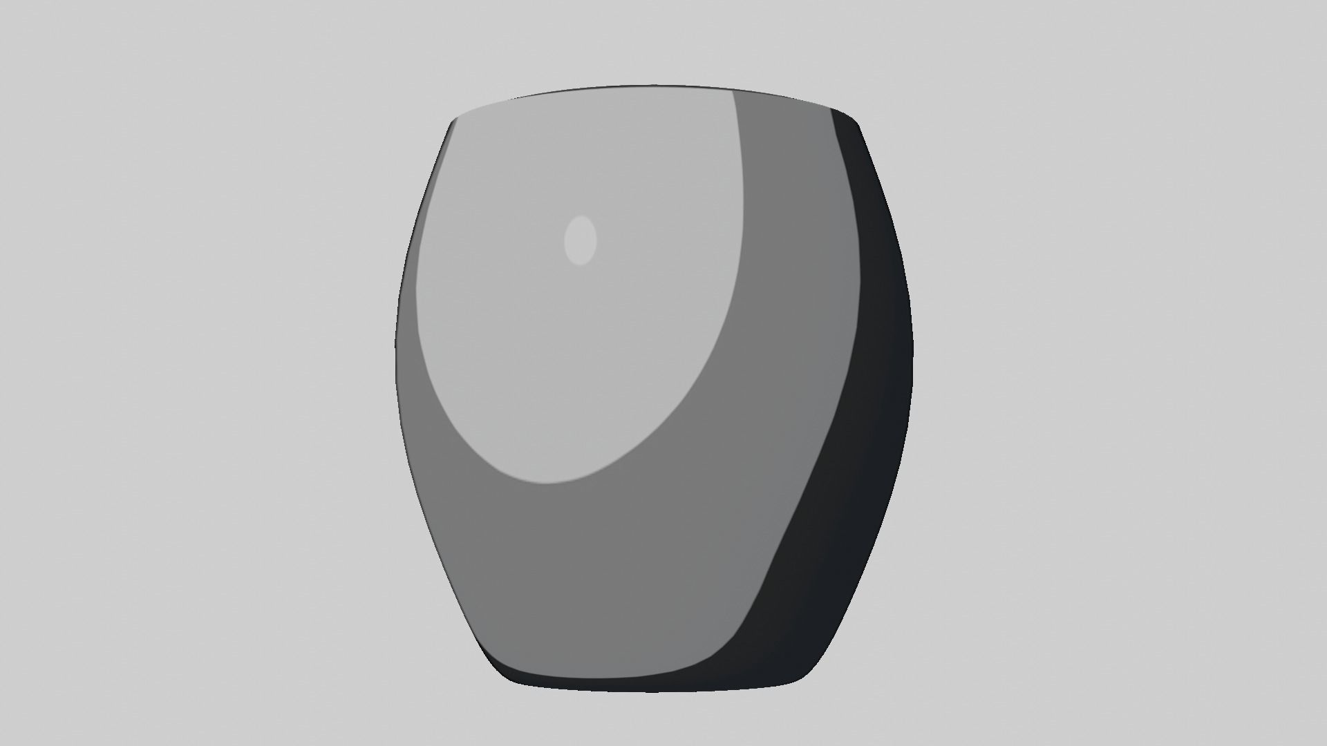 Modern rounded crockery vases Base Collection Low-poly 3D model_105