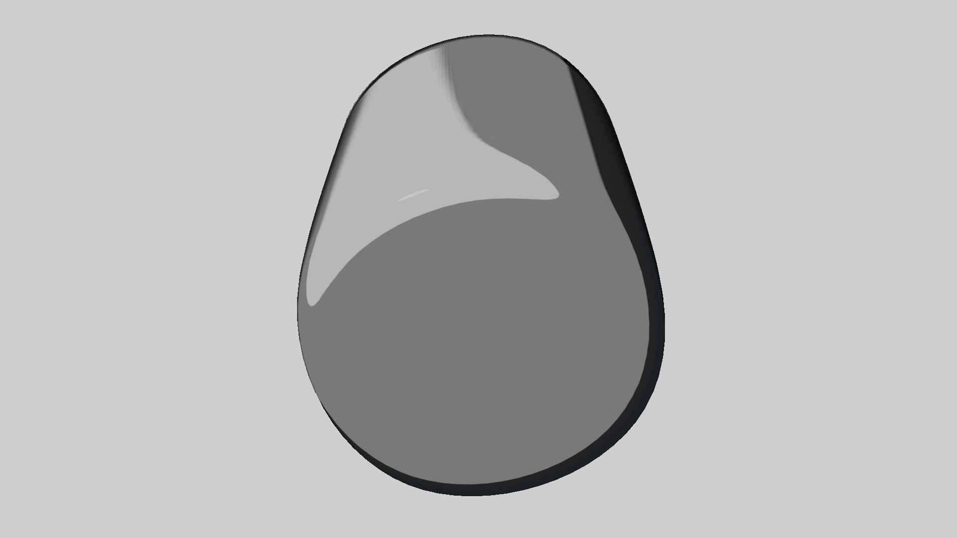 Modern rounded crockery vases Base Collection Low-poly 3D model_70