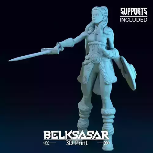 Challenger Viking Nude 3D print model
