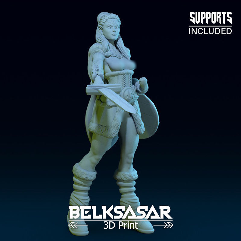 Challenger Viking Nude 3D print model_6