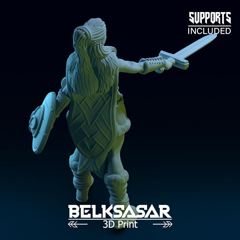 Challenger Viking Normal and Nude  3D print model_34