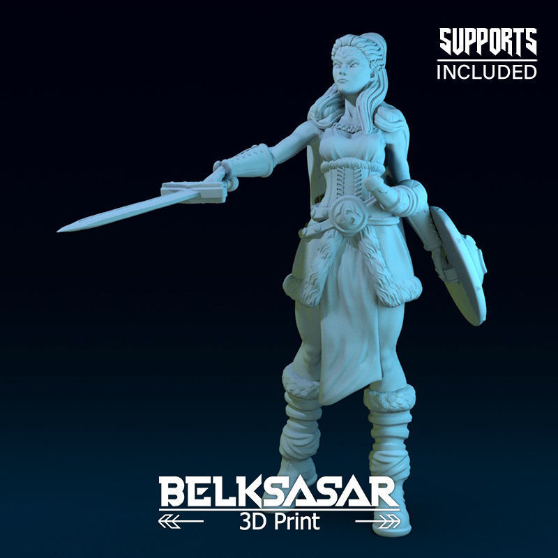 Challenger Viking Normal and Nude  3D print model_4