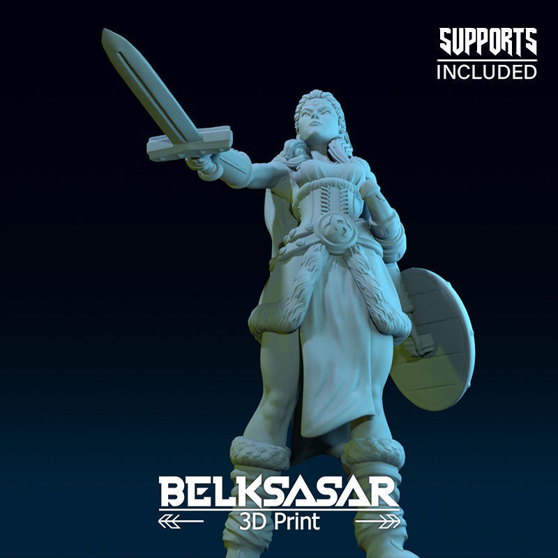 Challenger Viking Normal and Nude  3D print model_36