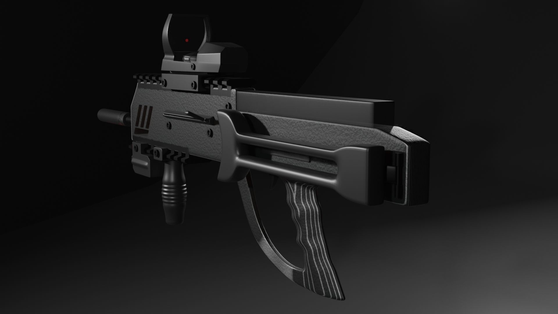 FTS 2 gun 3D model_4