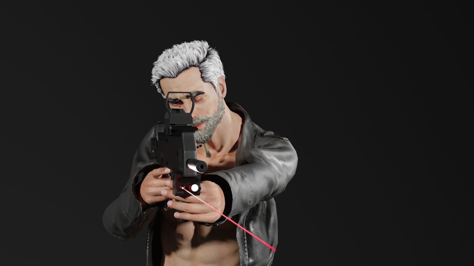 FTS 2 gun 3D model_8