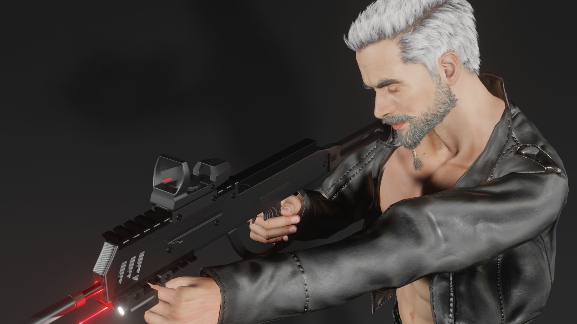 FTS 2 gun 3D model_1