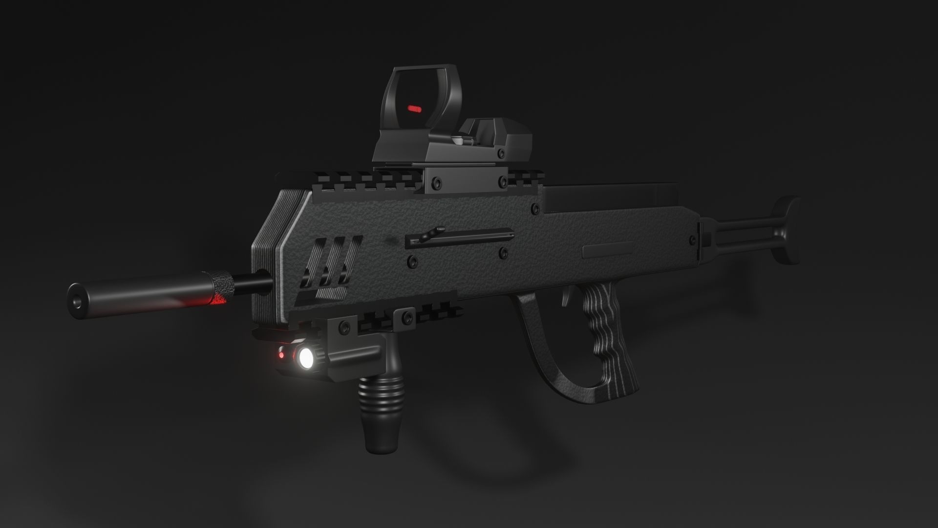 FTS 2 gun 3D model_3