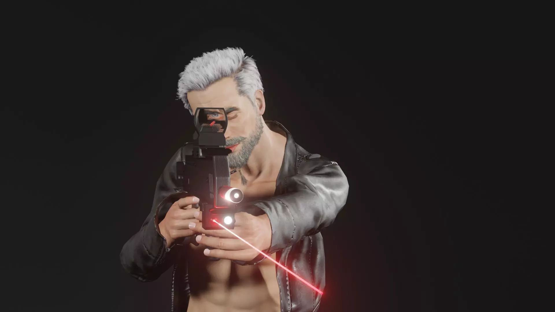 FTS 2 gun 3D model_0