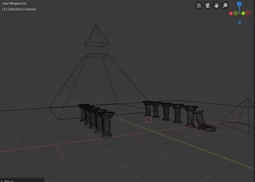 luminous pyramid  3D model_0
