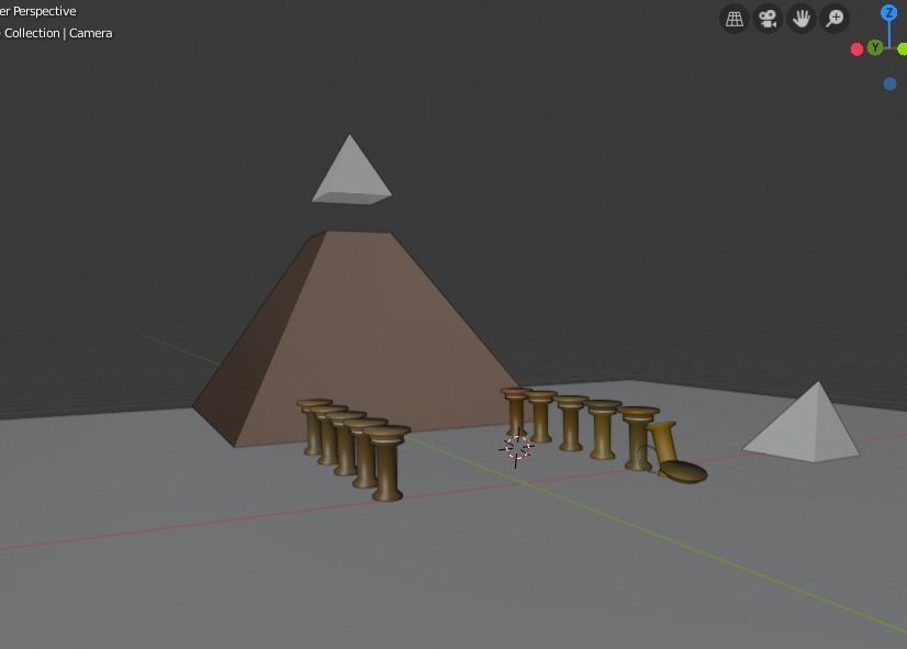 luminous pyramid  3D model_2