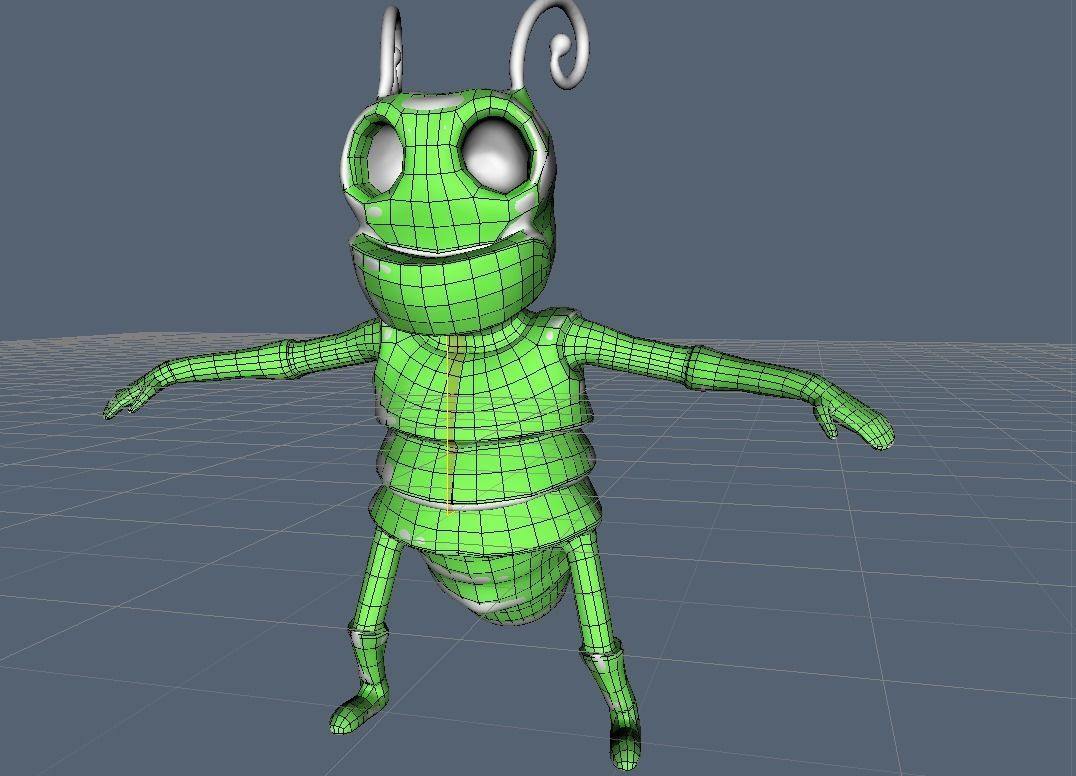 FIREFLY  animated Low-poly 3D model_6