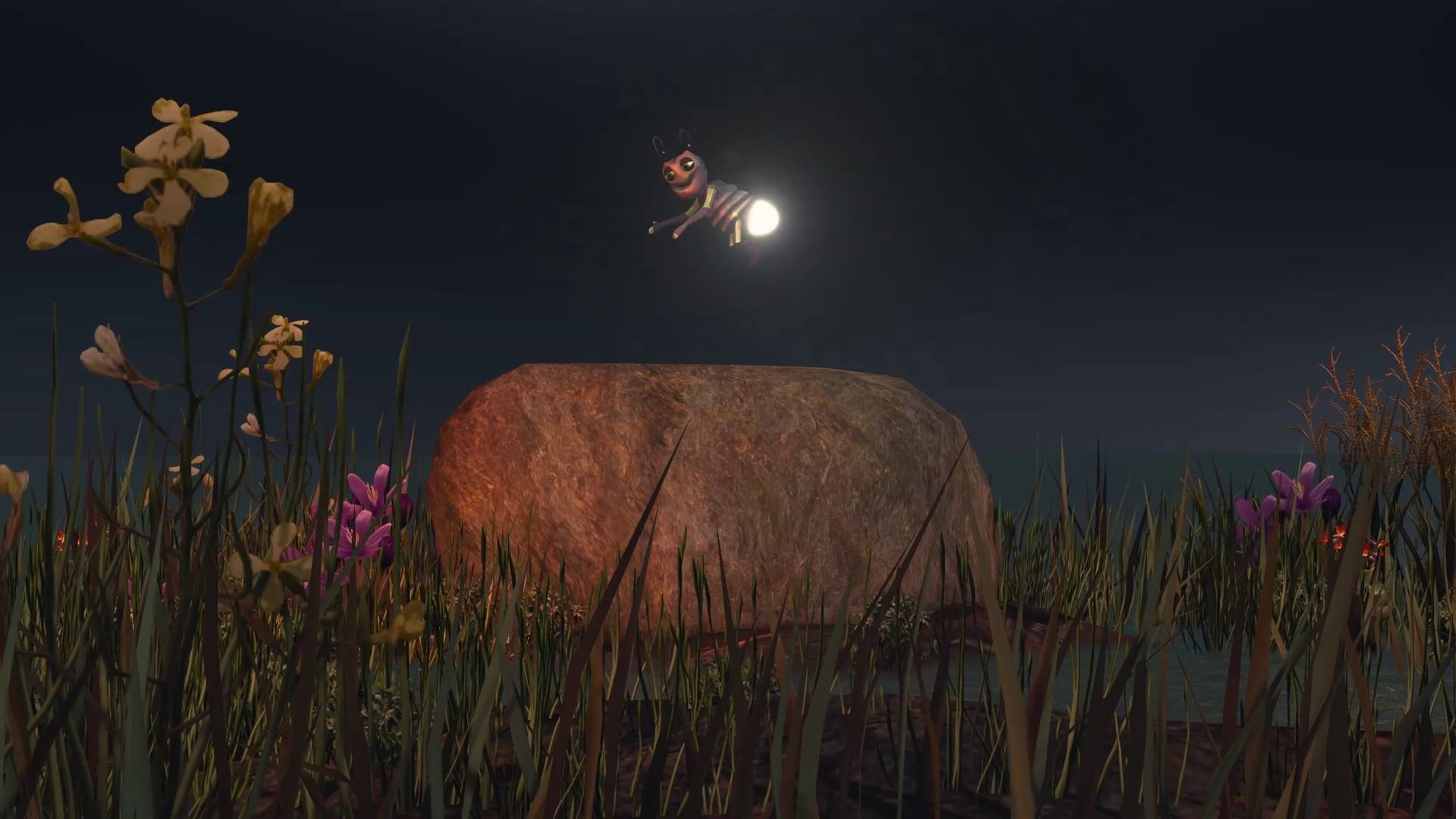 FIREFLY  animated Low-poly 3D model_4