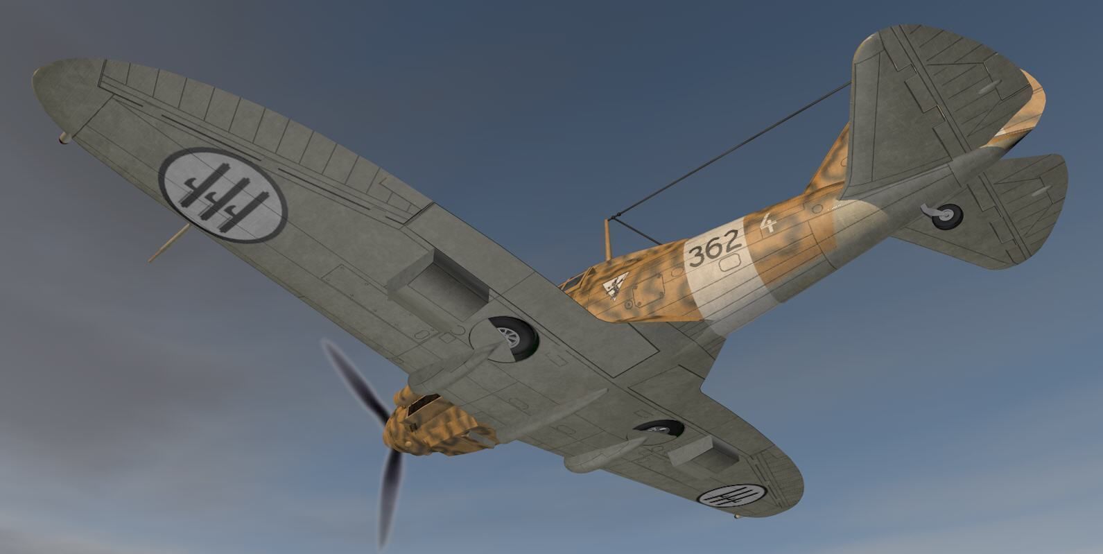 Reggiane Re-2001 Falco II 3D model_12