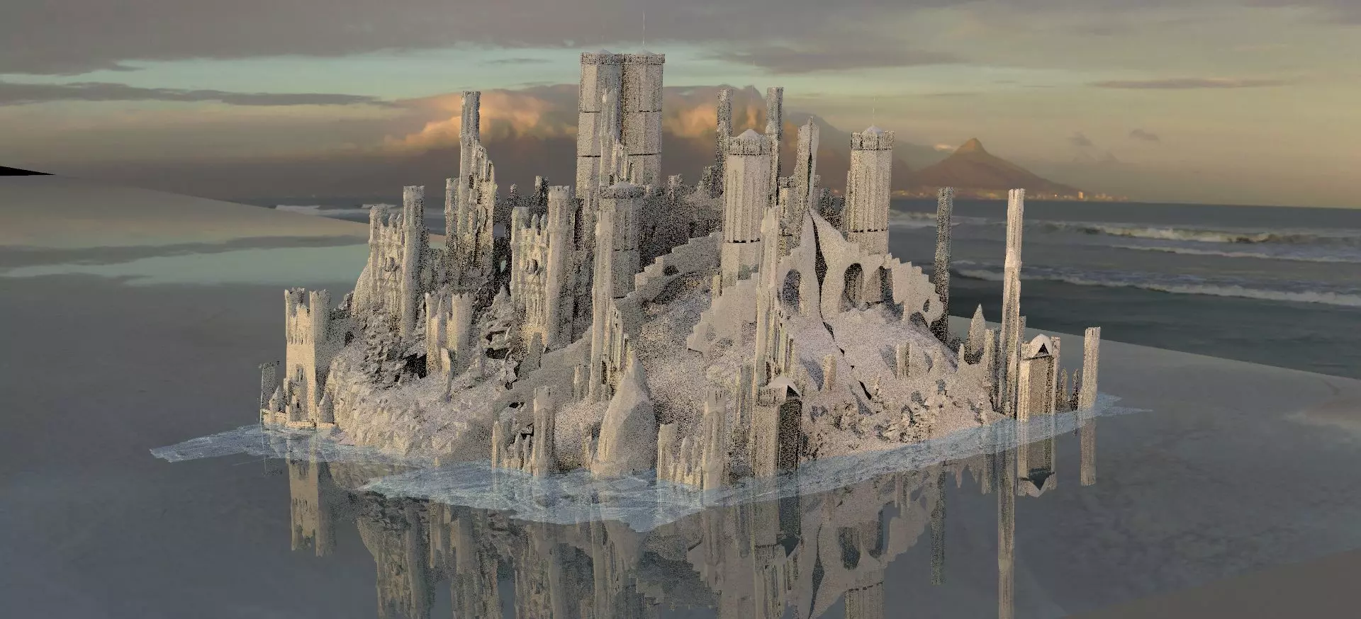  Temple of Archons architecture 2 3D 3D model_0