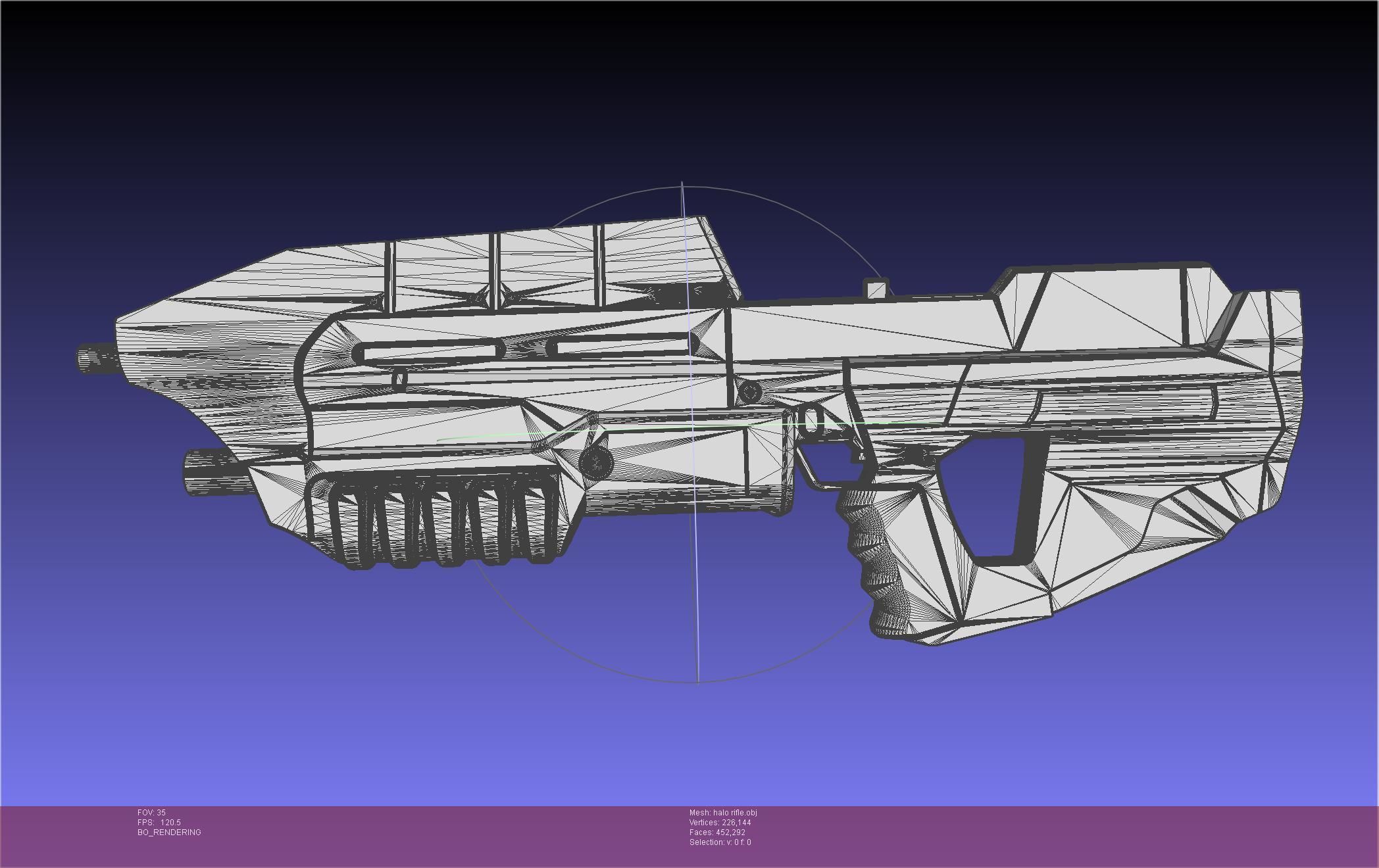 HALO Assault Rifle MA5B Basic Model 3D model_46
