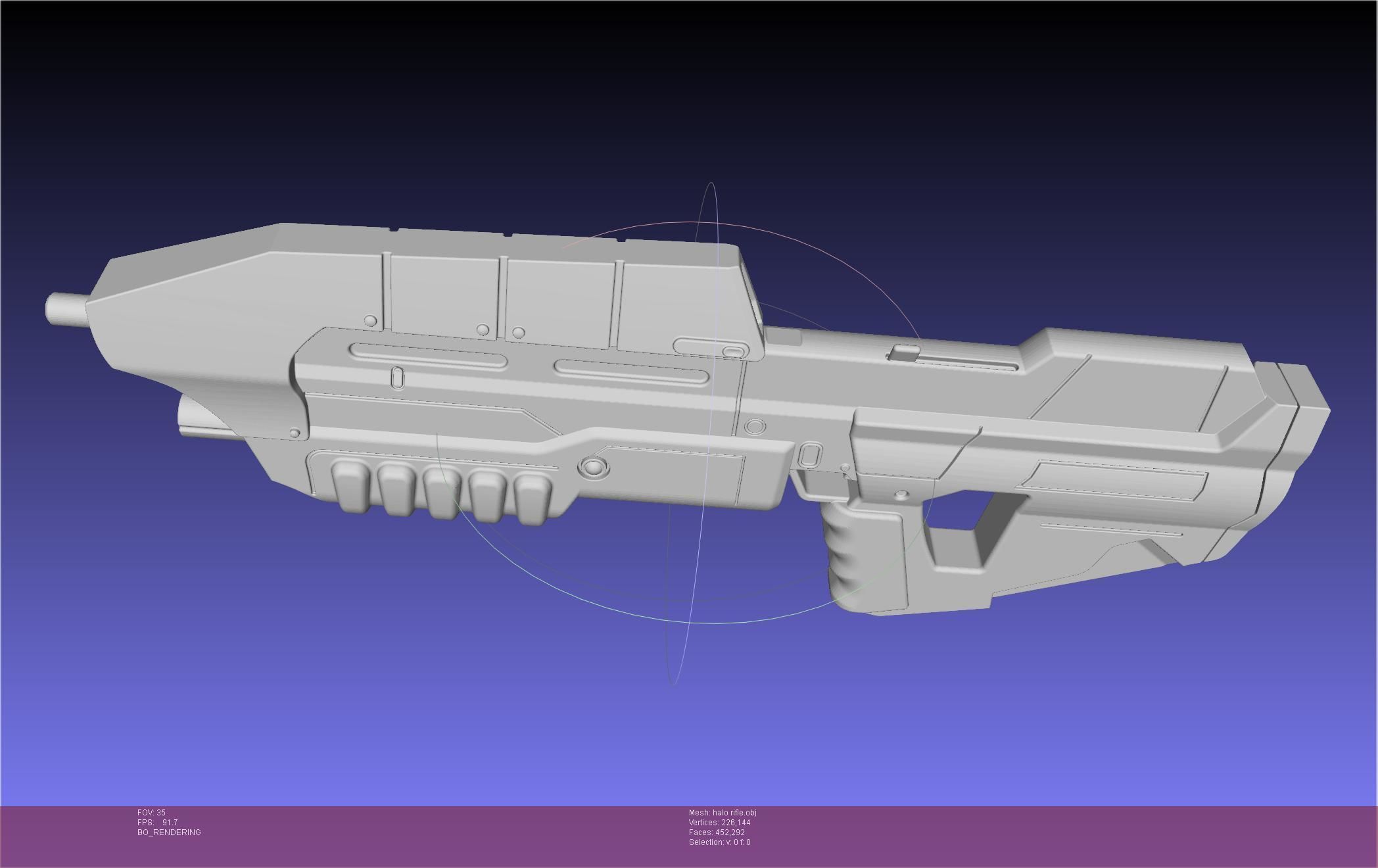 HALO Assault Rifle MA5B Basic Model 3D model_44
