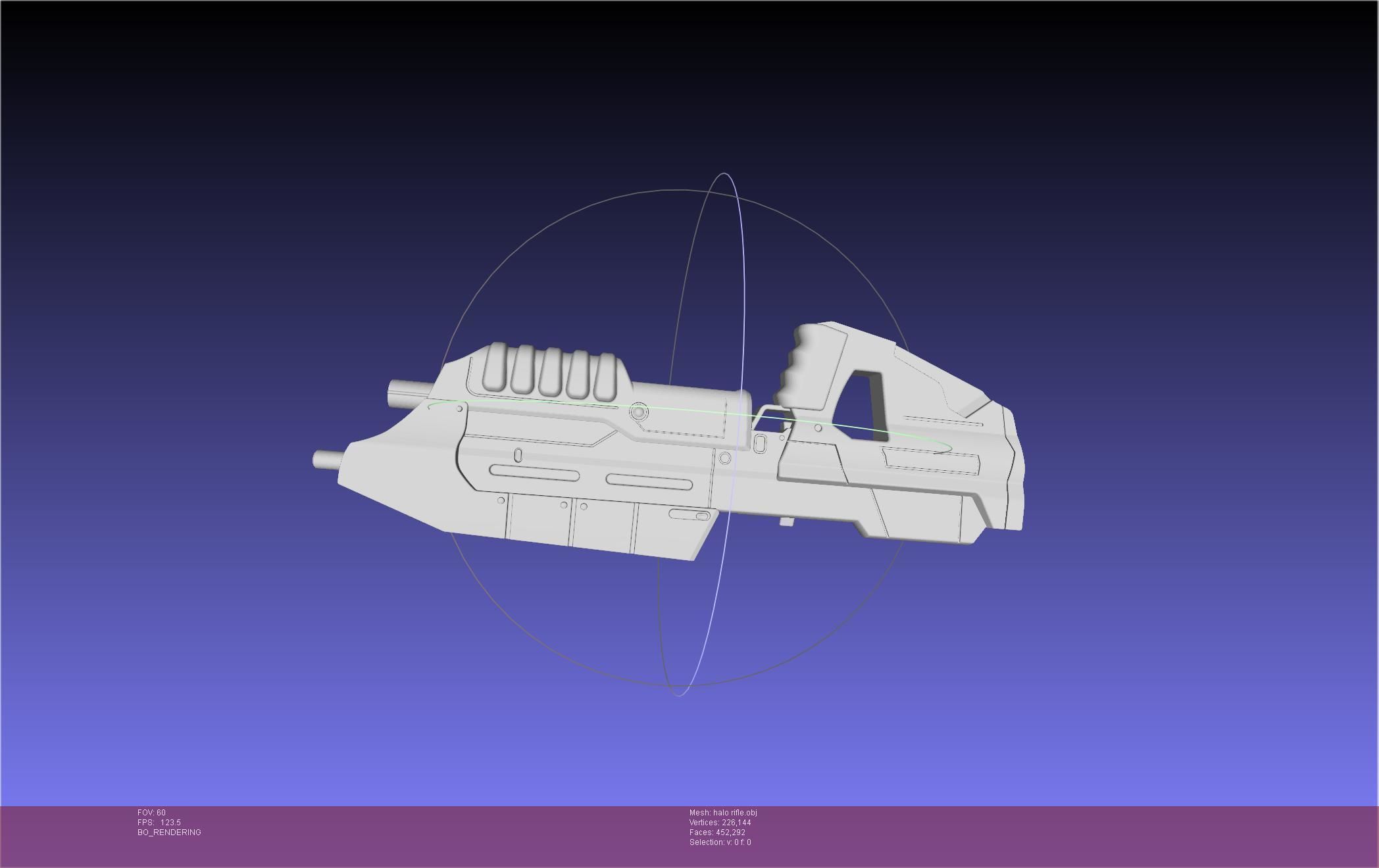 HALO Assault Rifle MA5B Basic Model 3D model_12